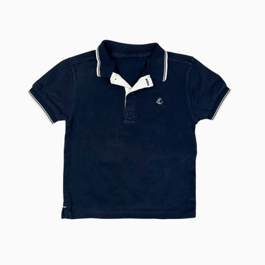 Polo marine en coton 4Y