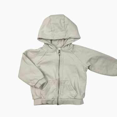 Veste crème à capuchon 1.5-2Y