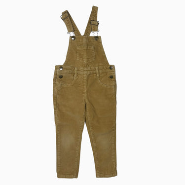 Salopette latté en corduroy 4Y
