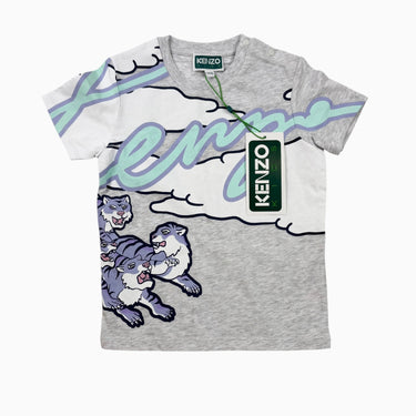 T-shirt gris 'tigres' 3Y
