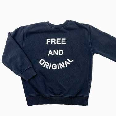 Pull noir 'Free and Original' 7Y