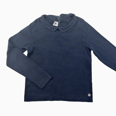 Chandail à col claudine marine 10Y