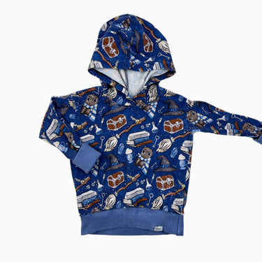 Pull à capuchon marine 'Harry Potter' en coton et spandex 6-36M