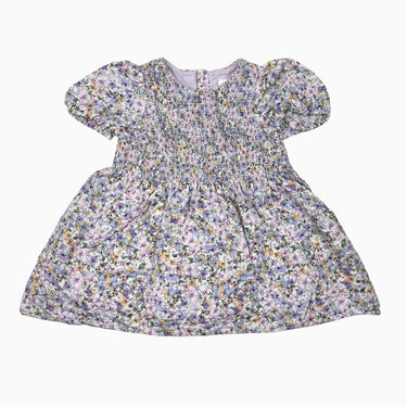 Robe fleuri smock 3-4Y