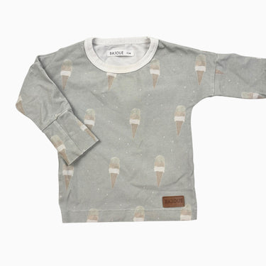 Chandail menthe 'cornet de glace' 0-12M