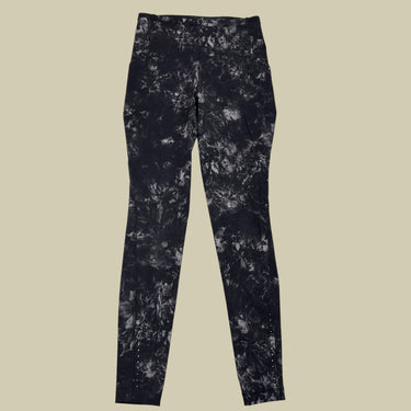 Legging de sport noir tâcheté pour femmes 4US