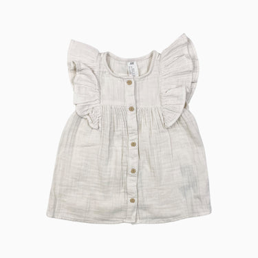 Robe vanille en mousseline 1.5-2Y
