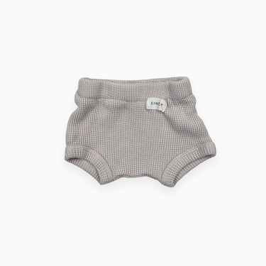 Short en coton gaufré rose-crème très pâle 3-6M