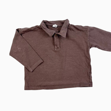 Chandail moka mousse en coton 1.5-2Y