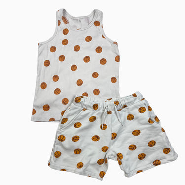 Ensemble avoine 'Ballons de basketball' 7-9Y