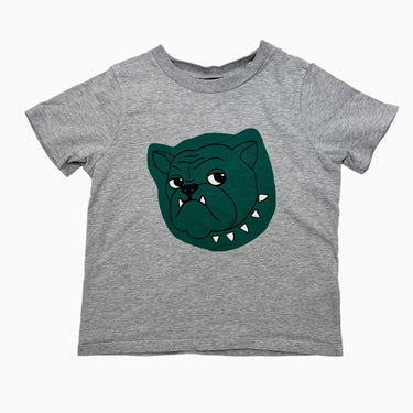 T-shirt gris 'chien' 6-7Y