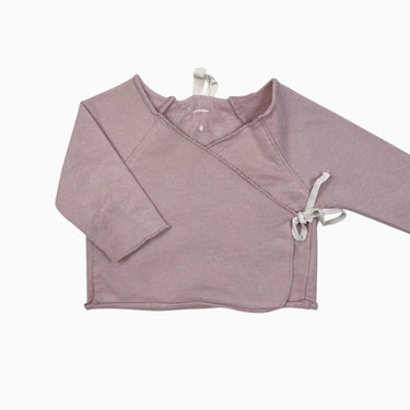 Chandail cache-coeur rose 1-3M