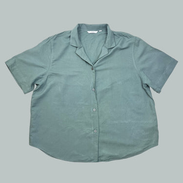 Chemise eucalyptus en rayonne, lin et nylon pour femmes XL