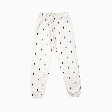Pantalon blanc 'éclairs' 7-8Y