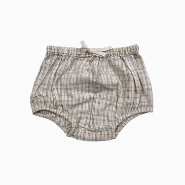 Bloomer vanille carreauté 6-12M