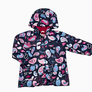 Manteau style ciré marine oiseaux 2Y