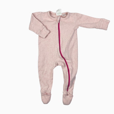 Pyjama rose en coton bio 3-6M