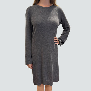 Robe anthracite en laine pour femmes XS