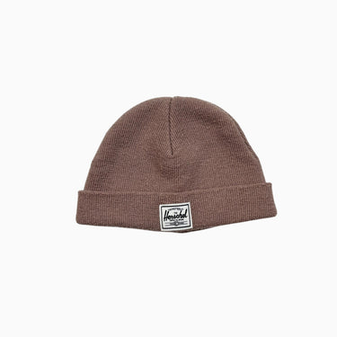 Tuque vieux-mauve en tricot 3-6M