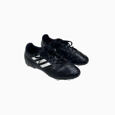 Souliers de soccer à crampon noir JR 1.5US