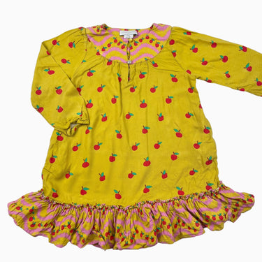 Robe ocre 'pommes' 5Y