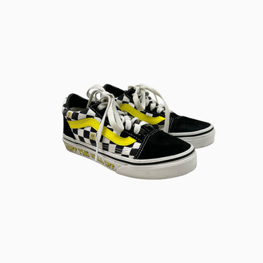 Sneakers à damiers noirs 'spongbob' à lacet 12US