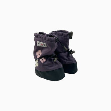 Bottes souple mauves avec fleurs L 9-24M