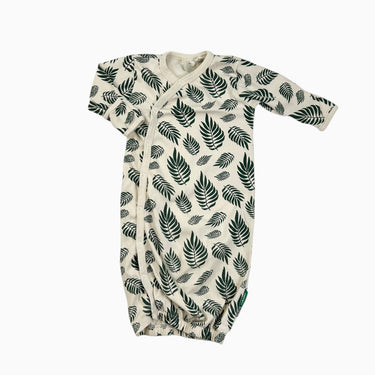 Dormeuse sans pied 'feuilles' en coton bio 3-6M
