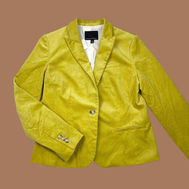 Blazer anis en corduroy pour femmes 10US Petite