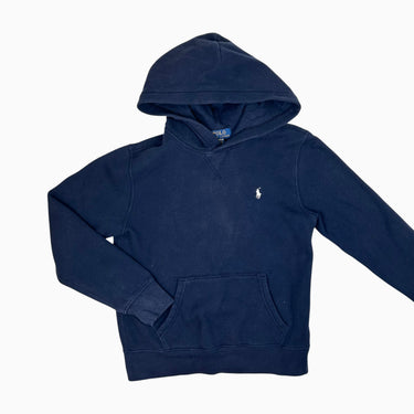 Pull à capuchon marine 10-12Y
