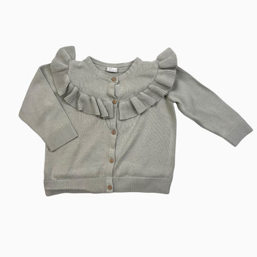 Cardigan sauge 12-18M