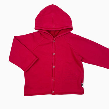 Cardigan à capuchon rouge 3Y