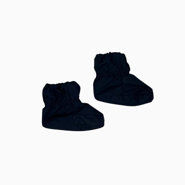 Bottes chaussons mi-saison souples noires doublées 6-7.5US