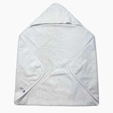 Sortie de bain blanche en ratine avec capuchon NB-12M