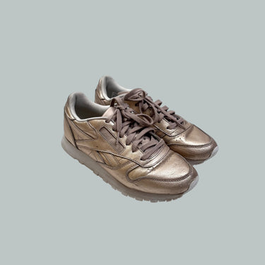 Sneakers rose gold en cuir pour femmes W6.5US