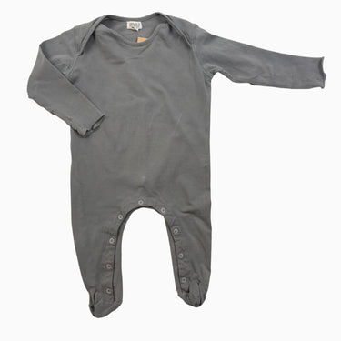 Pyjama gris en coton bio 6-12M
