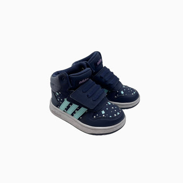 Sneakers marines 'chats' à velcro 7US