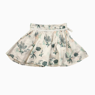 Jupe rose pâle feuillage 4Y