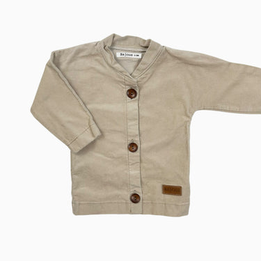 Surchemise greige fin corduroy 0-12M