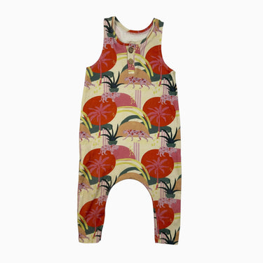 Combi en bambou et coton bio guepards roses 1-3Y