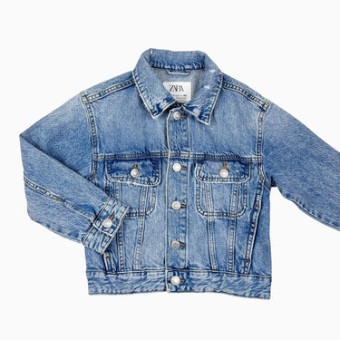 Manteau denim pale 6-7Y
