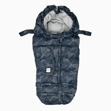 Chancelière noire à motifs 'Blanket 212' doublée en polar NB-4Y