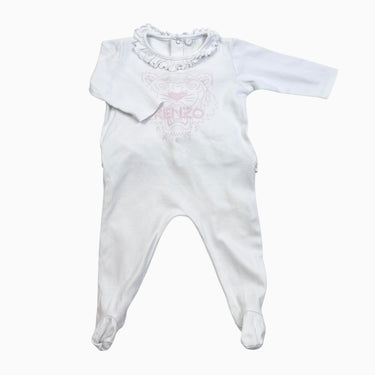 Pyjama à col frisé blanc 'Kenzo' 9-12M