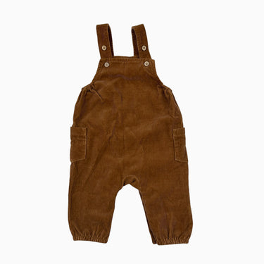 Salopette marron en corduroy 56CM 3M