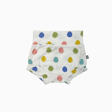 Bloomer blanc 'oeuf' en bambou et spandex 3-6M