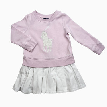 Robe rose pâle avec logo 3Y
