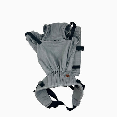 Porte-bébé gris en lin fabriqué au Canada 3.6-15.8KG (8-45lbs)