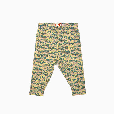 Legging jaune 'pommes' côtelé 3M