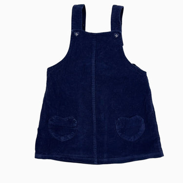 Robe juper marine en croduroy 24M