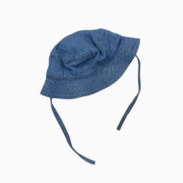 Chapeau soleil en coton chambray 12-18M